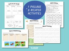 Load image into Gallery viewer, Ending Consonant Blends Story Activities - An Adventure at the Pond