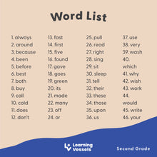 Load image into Gallery viewer, Second Grade Sight Words Trace & Find Activity