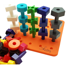 Load image into Gallery viewer, Shapes Pegboard Set