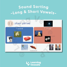 Load image into Gallery viewer, Sound Sorting 2 - CVC and Vowels Phonemic Awareness Bundle
