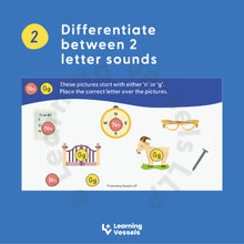 Load image into Gallery viewer, Sound Sorting 1 - Starting Sound and Ending 'x' Phonemic Awareness Bundle