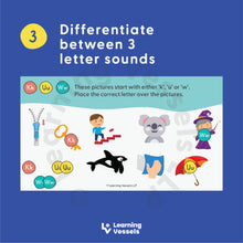 Load image into Gallery viewer, Sound Sorting 1 - Starting Sound and Ending 'x' Phonemic Awareness Bundle