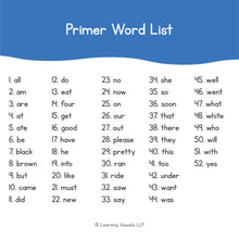 Load image into Gallery viewer, 4 Sight Words Cards Bundle