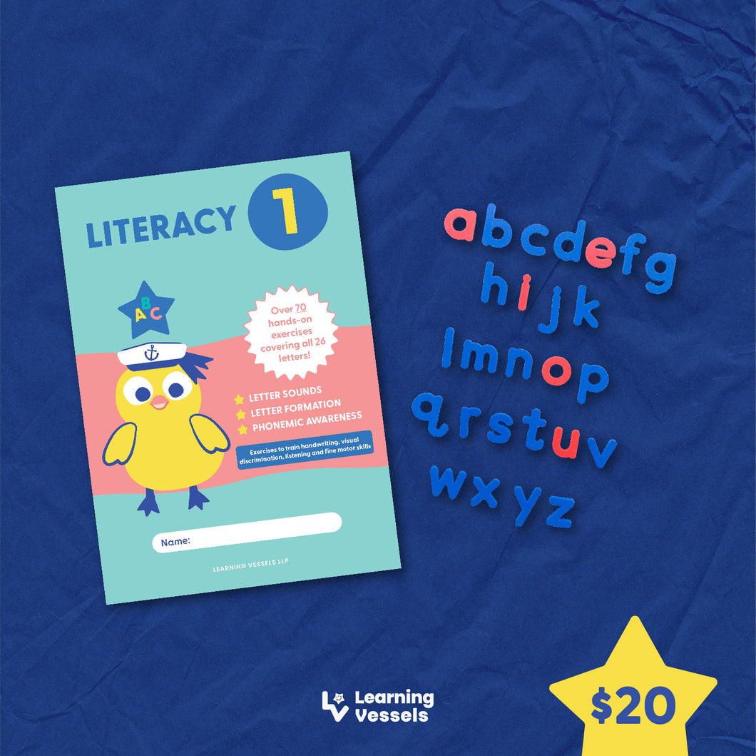 Beginner Bundle 1 - Literacy 1 + Foam Letters