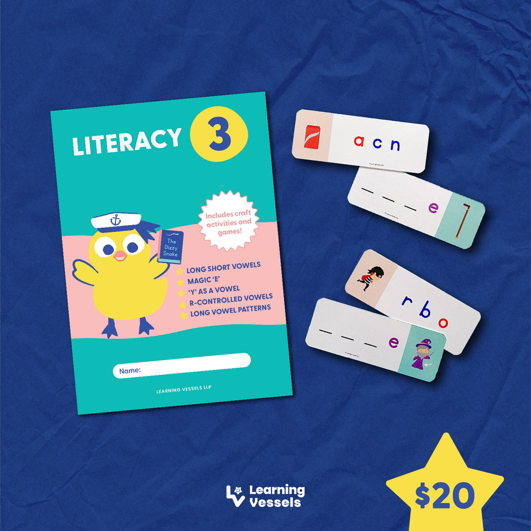 Beginner Bundle 3 - Literacy 3 + CVCe Cards