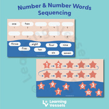 Load image into Gallery viewer, Numbers Matching &amp; Sequencing - Numbers &amp; Number Words 0-20
